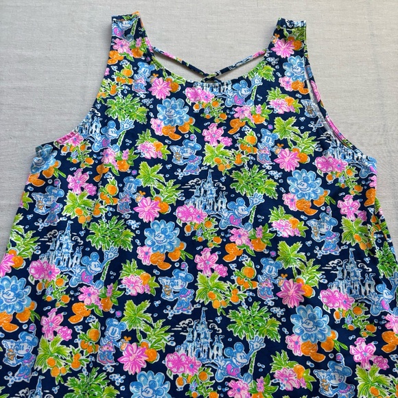 Lilly Pulitzer Disney Kristen Swing Dress Mickey Minnie XL | Resort - Picture 3 of 8